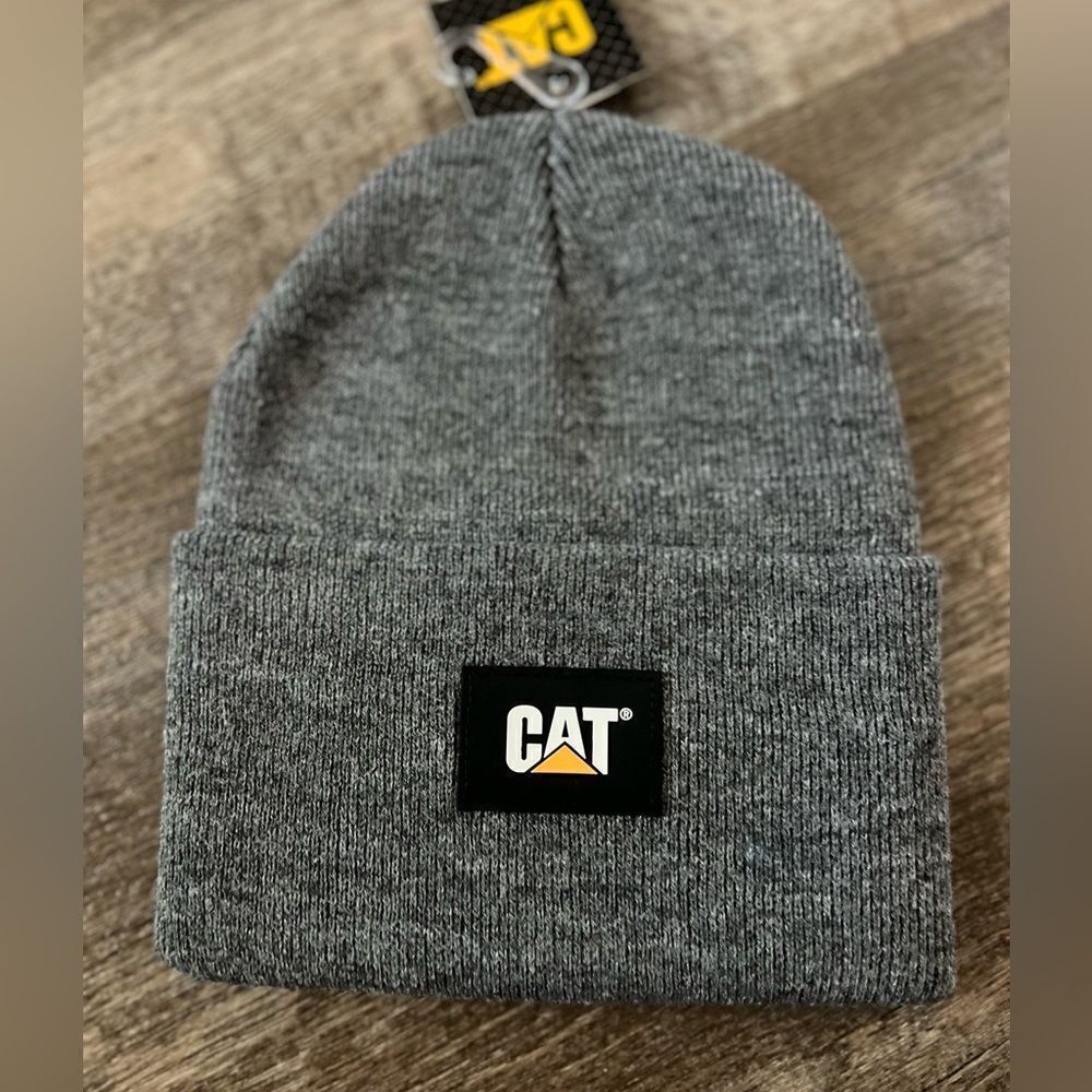 Caterpillar‎ CAT Label Cuff Beanie- Gray
